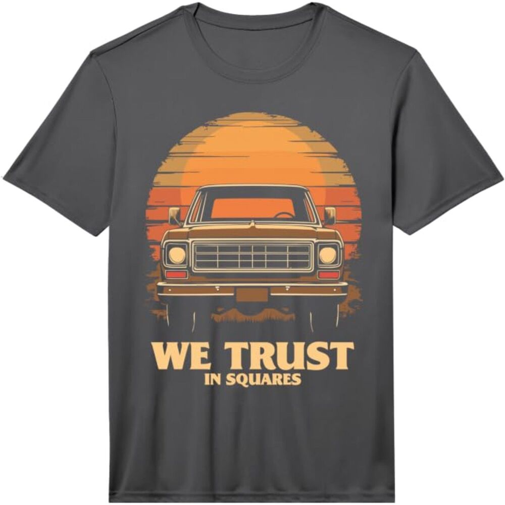 We Trust In Squares Classic Truck Body T-Shirt, XL, 14E-170T004